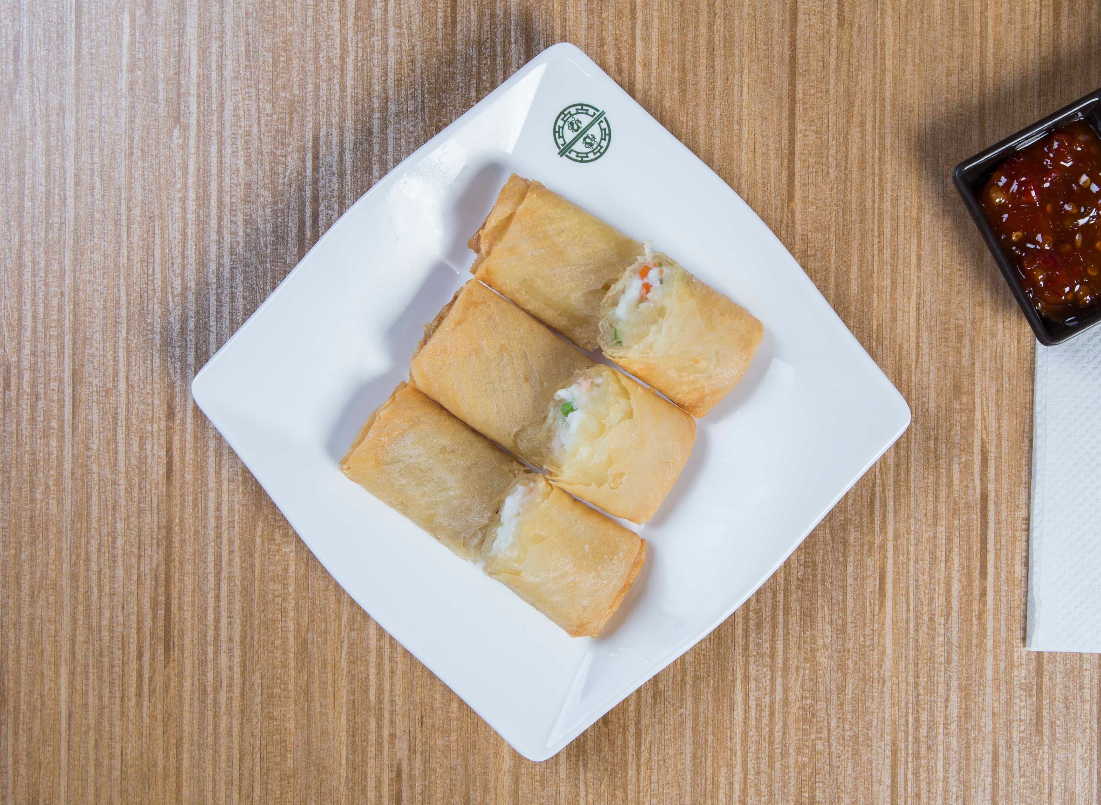 Spring Roll with White Egg