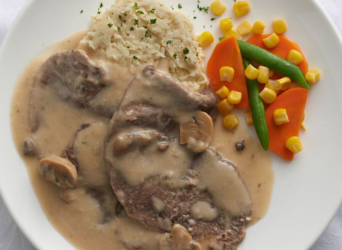 Roast Beef in Mushroom Sauce