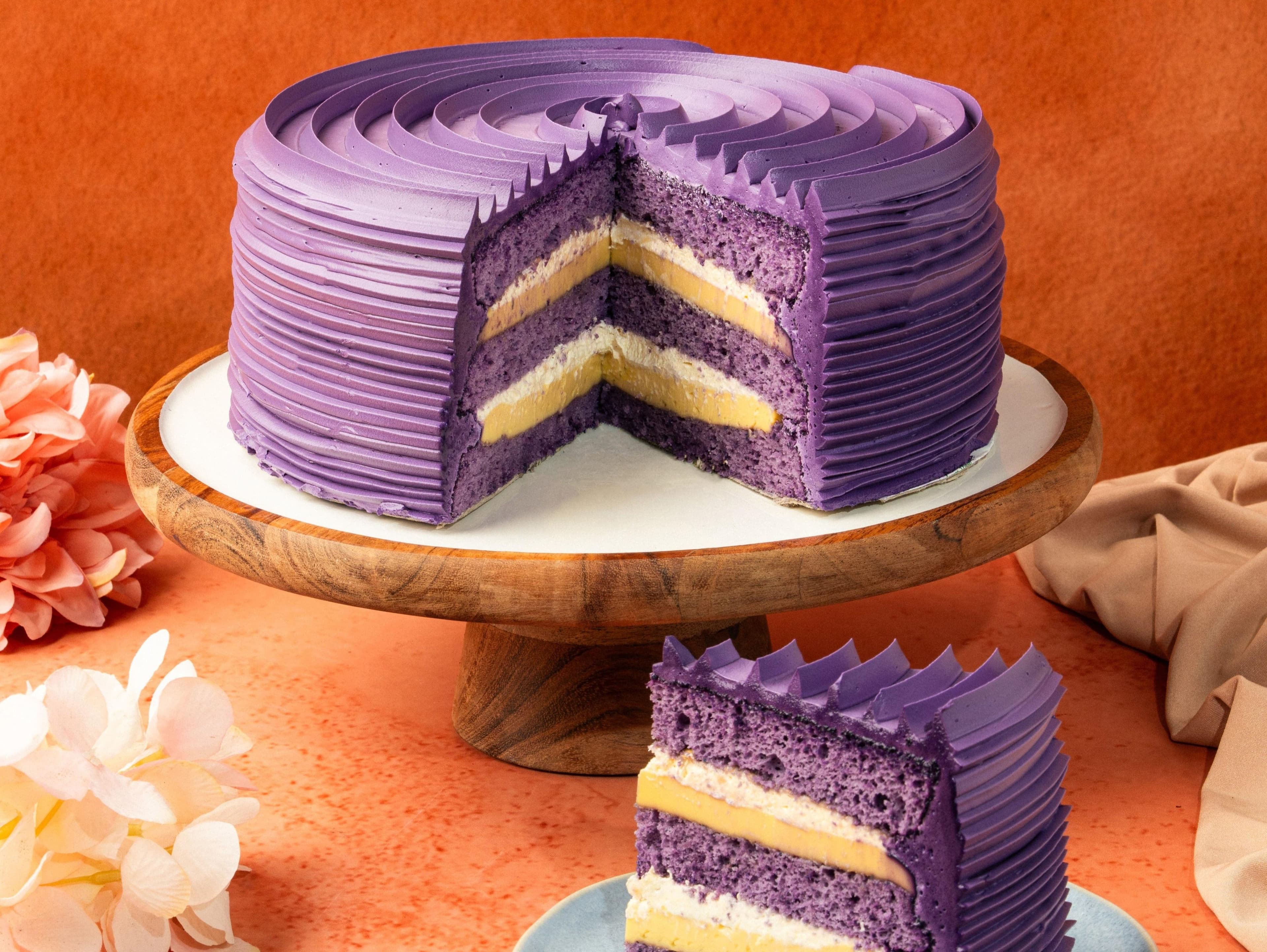 Ube Custard Cake (Mini)