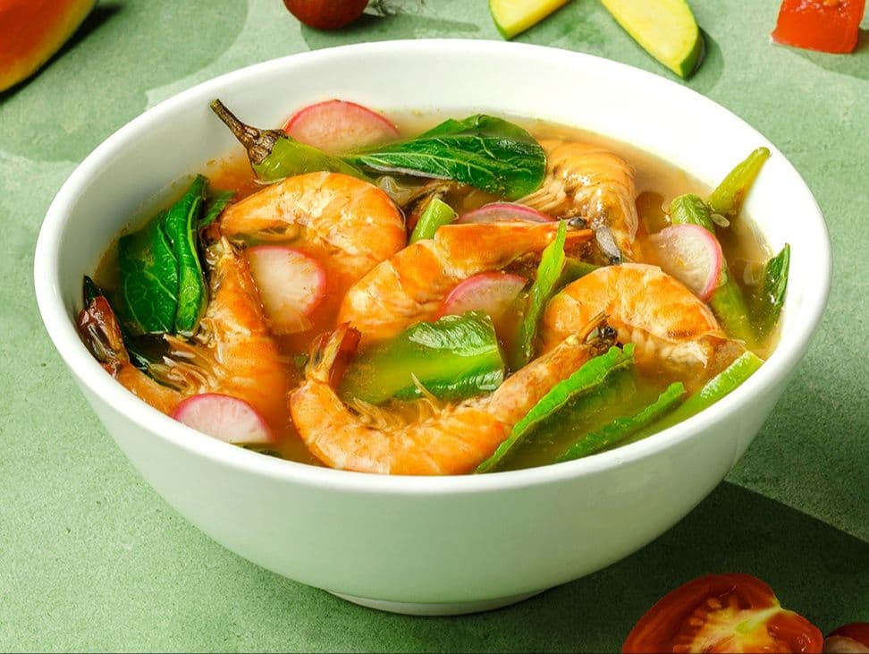 Sinigang na Hipon sa Green Mango
