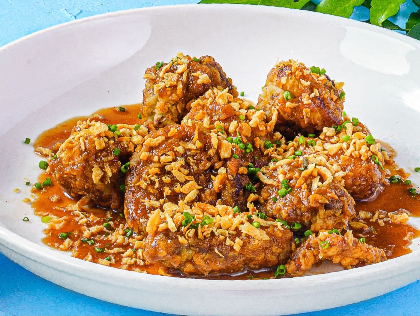 Overloaded Garlicky Chicken & Pork Belly Adobo