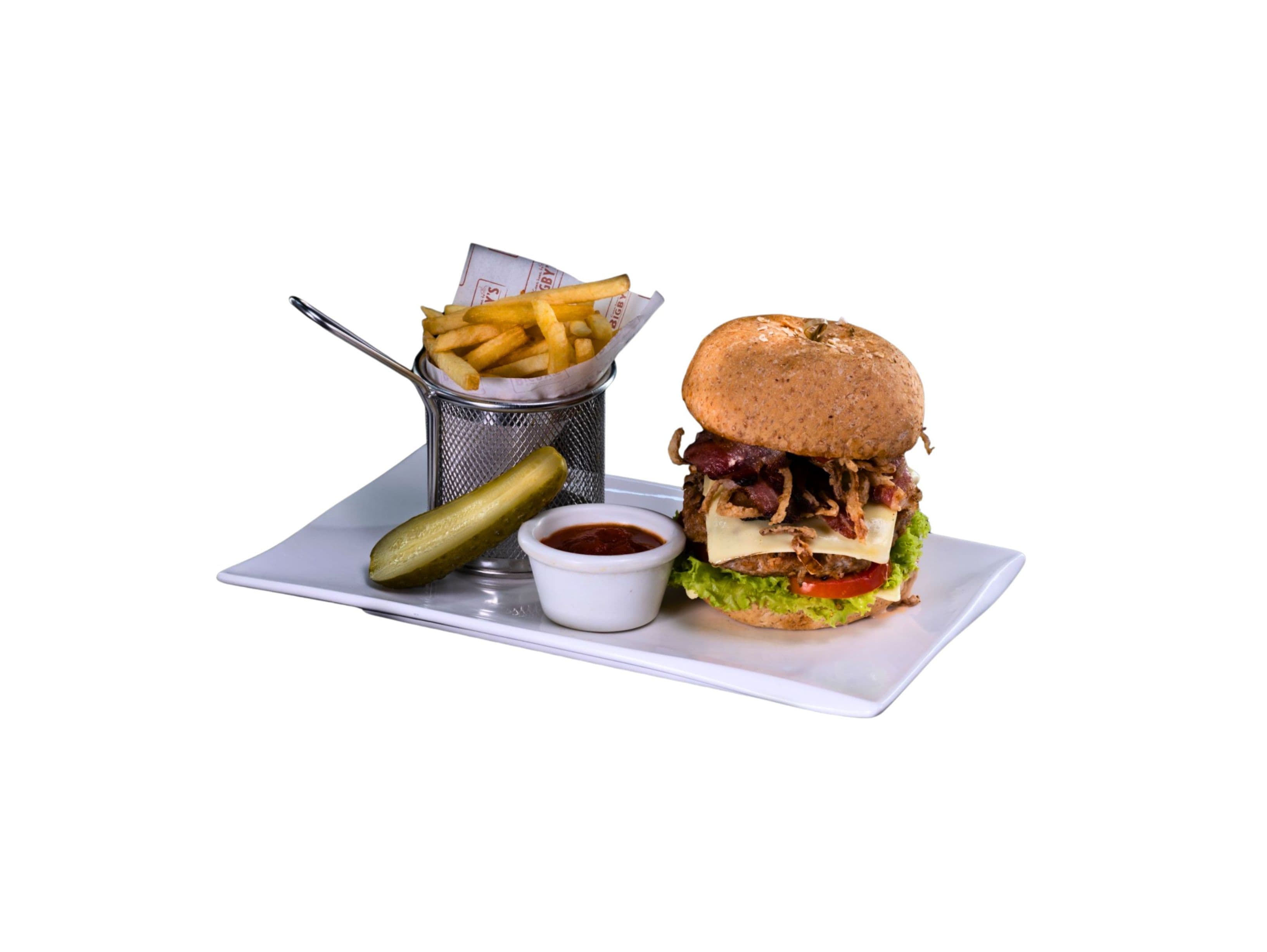 Manhattan Burger De Luxe with Cheese