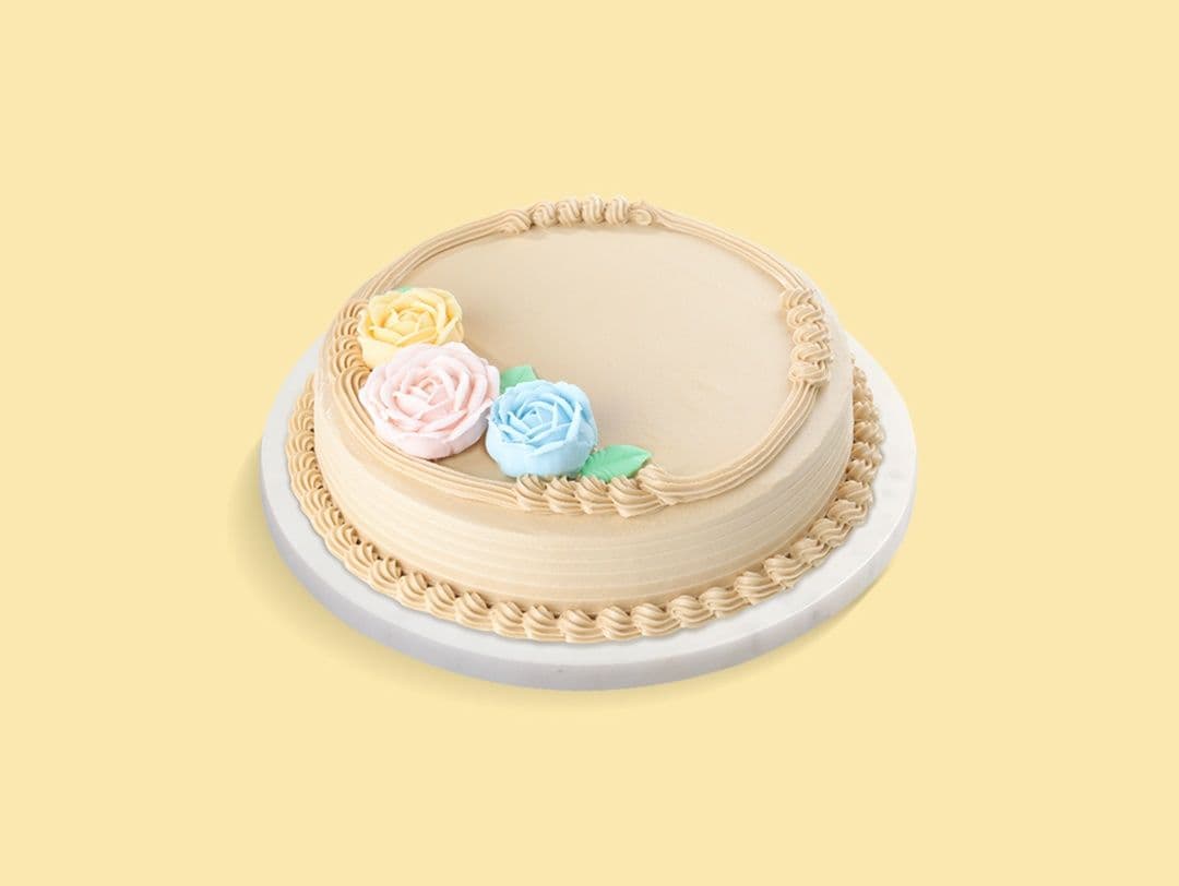 Classic Mocha Rose Blooms (9" Round)