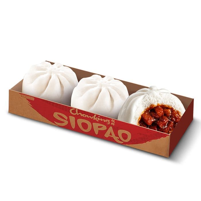 3pc Chunky Asado Siopao Box