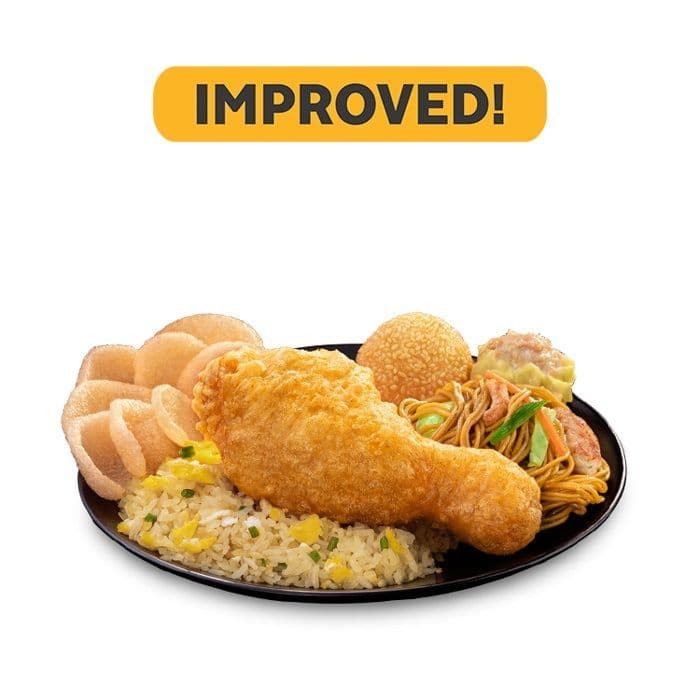 Chinese-Style Fried Chicken Lauriat