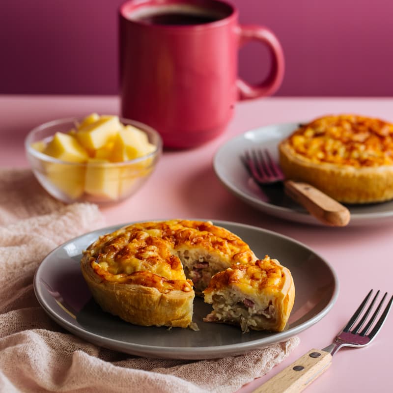 Pancetta & Onion Quiche