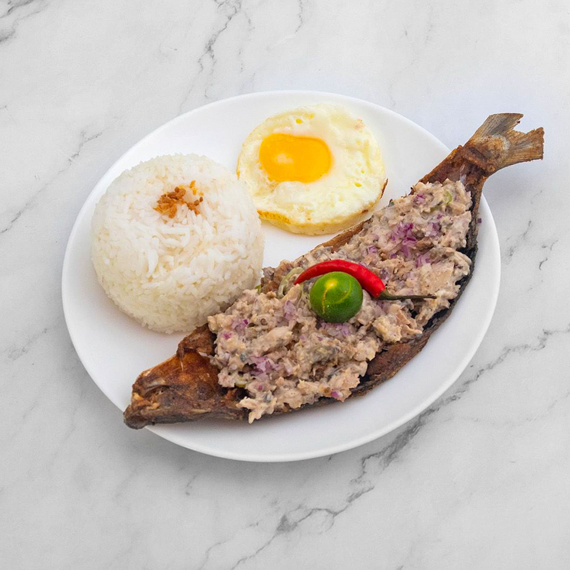 Sisig Bangus Rice Meal