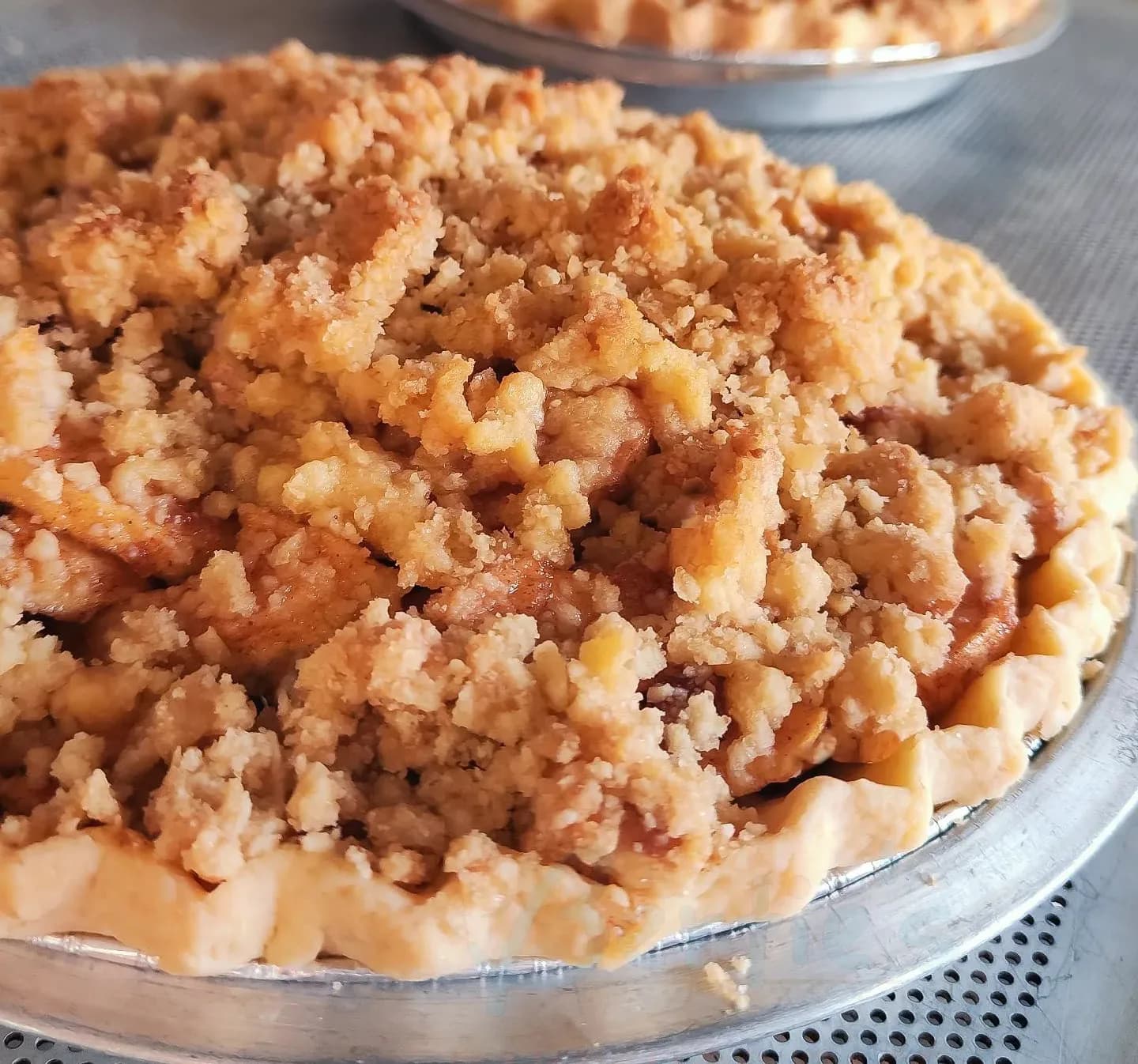 French Apple Walnut Pie 8"