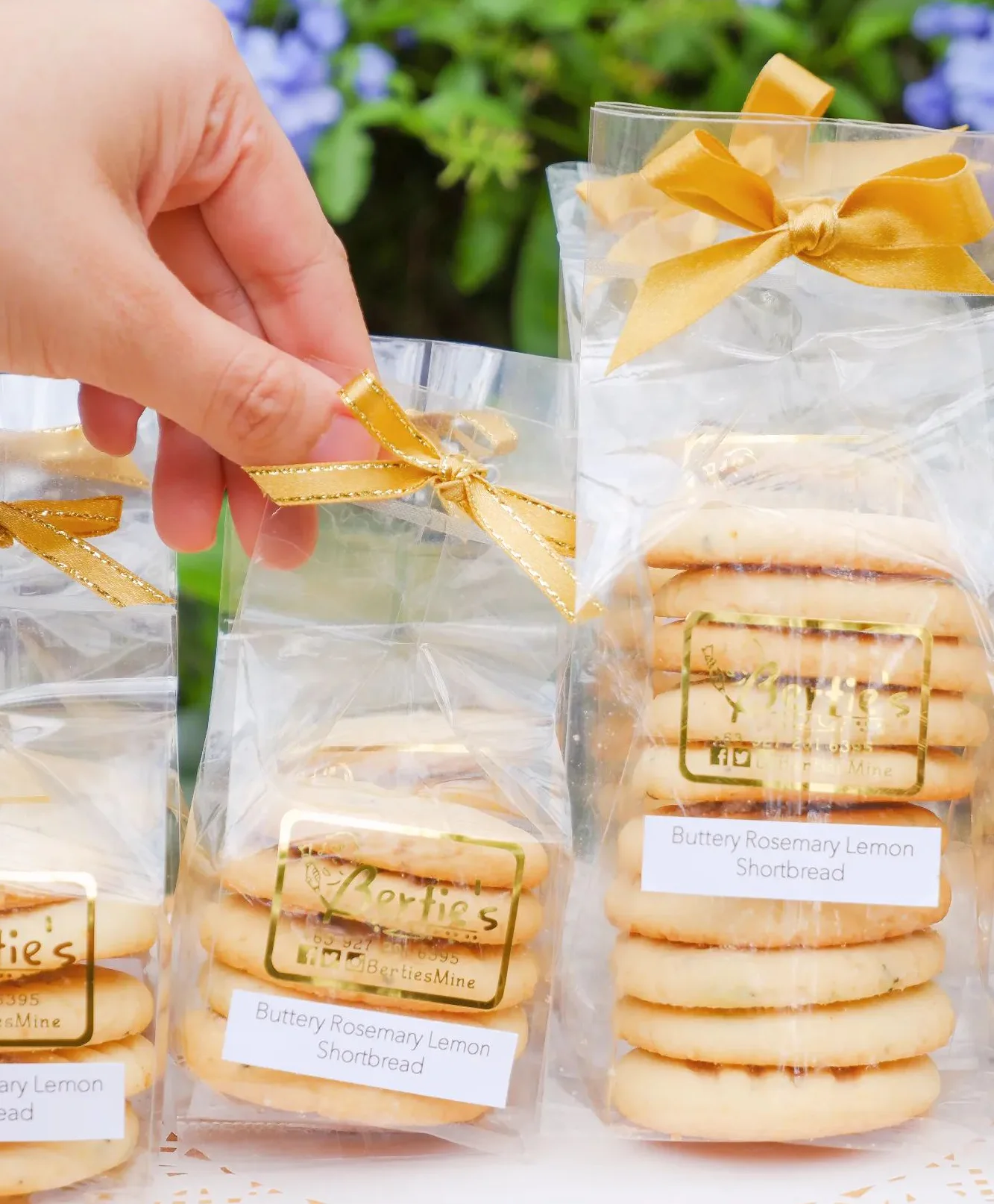 Buttery Herbed Lemon Shortbread